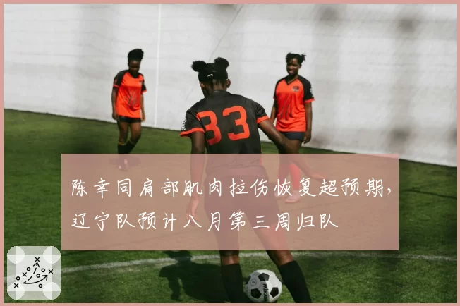陈幸同肩部肌肉拉伤恢复超预期,辽宁队预计八月第三周归队